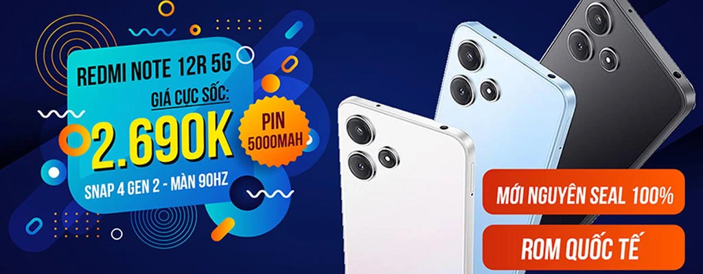 Redmi Note 12R 5G 
Giá cực sốc